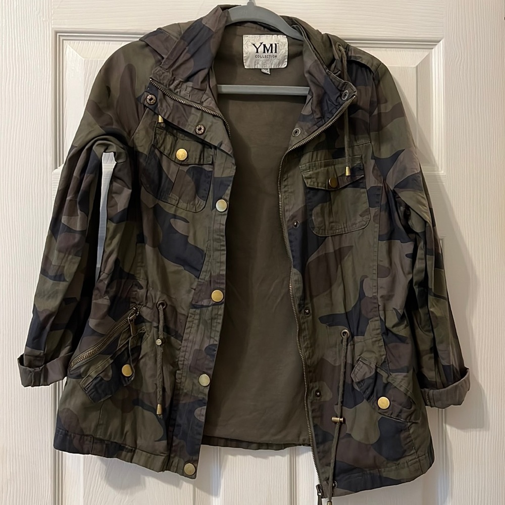 Camo print jacket